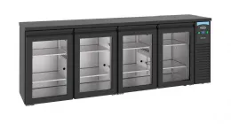 Arrière-bar 4 portes vitrées 680 L positive - Combisteel - 7489.5295 Arrière-bar 4 portes vitrées 680 L positive - Combisteel - 7489.5295