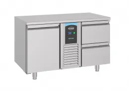 Table desserte réfrigérée 1 porte pleine 2 tiroirs 281 l - combisteel - 7489.5350 - Combisteel - 7489.5350