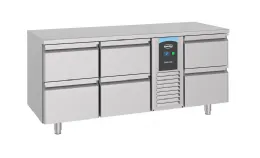 Table desserte réfrigérée 6 tiroirs 474 l positive - combisteel - 7489.5380 - Combisteel - 7489.5380