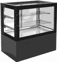 Vitrine réfrigérée panoramique positive noire 1600x780x1300 mm avec 2 étagères - combisteel - 7489.5465 - Combisteel - 7489.5465 Vitrine réfrigérée panoramique positive noire 1600x780x1300 mm avec 2 étagères - combisteel - 7489.5465 - Combisteel - 7489.5465