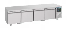 Soubassement réfrigéré 4 tiroirs 360 l positif - combisteel - 7489.5482 - Combisteel - 7489.5482
