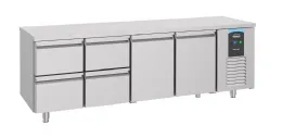 Table desserte réfrigérée 2 portes pleines 4 tiroirs 632 l - combisteel - 7489.5535 - Combisteel - 7489.5535