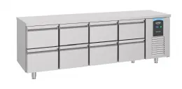 Table desserte réfrigérée 8 tiroirs 632 L positive - Combisteel - 7489.5550 Table desserte réfrigérée 8 tiroirs 632 L positive - Combisteel - 7489.5550