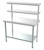 Table de travail inox 1200x600x1500 mm - Combisteel - 7490.0100 Table de travail inox 1200x600x1500 mm - Combisteel - 7490.0100