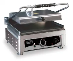 Grill panini double plaque lisse et nervurée - combisteel - 7491.0010 - Combisteel - 7491.0010