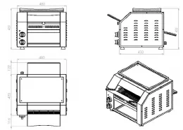 Photo 2 - Toaster 2,5 kw monophasé - combisteel - 7491.0035 - Combisteel - 7491.0035