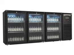 Arrière bar 3 portes vitrées 470 L positif - Combisteel - 7503.0010