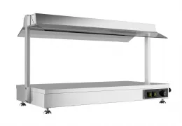 Rampe chauffante avec double chauffage et 3 compartiments 1/1GN 1035x500x600 mm - Combisteel - 7518.0185 Rampe chauffante avec double chauffage et 3 compartiments 1/1GN 1035x500x600 mm - Combisteel - 7518.0185