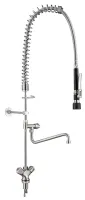 Pré-douche de rinçage en acier inoxydable 304 avec connexion 1 trou - Combisteel - 7536.0005 Pré-douche de rinçage en acier inoxydable 304 avec connexion 1 trou - Combisteel - 7536.0005