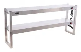 Rampe chauffante halogène 2 niveaux 2,4 kW 8 éléments 1500x300x650 mm - Combisteel - 7539.0055 Rampe chauffante halogène 2 niveaux 2,4 kW 8 éléments 1500x300x650 mm - Combisteel - 7539.0055