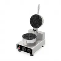 Gaufrier professionnel Monophasé acier inoxydable 4 gaufres cœur 87x80x14 mm - Combisteel - 7540.0050