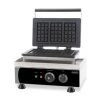 Gaufrier professionnel Monophasé acier inoxydable 3 gaufres de Bruxelles 125x77x22 mm - Combisteel - 7540.0060 Gaufrier professionnel Monophasé acier inoxydable 3 gaufres de Bruxelles 125x77x22 mm - Combisteel - 7540.0060