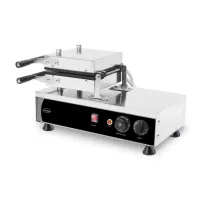 Gaufrier professionnel Monophasé acier inoxydable rotatif 2 gaufres de Bruxelles 167x102x28 mm - Combisteel - 7540.0070 Gaufrier professionnel Monophasé acier inoxydable rotatif 2 gaufres de Bruxelles 167x102x28 mm - Combisteel - 7540.0070