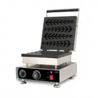 Gaufrier professionnel Monophasé acier inoxydable 4 gaufres sucette pin 223x52x40 mm - Combisteel - 7540.0090