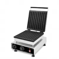 Gaufrier professionnel Monophasé acier inoxydable 10 gaufres churros 217x19x15 mm - Combisteel - 7540.0105 Gaufrier professionnel Monophasé acier inoxydable 10 gaufres churros 217x19x15 mm - Combisteel - 7540.0105