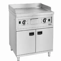Plaque à snacker pro profondeur 700 Triphasé 8,1 kW surface chromée - Combisteel - 7545.0020