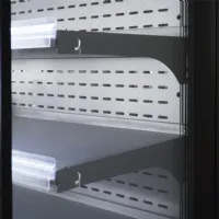 Photo 4 - Vitrine murale de supermarché noire 4 portes vitrées positive 2508 mm - combisteel - 7550.0120 - Combisteel - 7550.0120