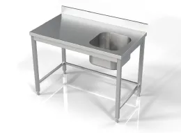Plonge Inox 1 bac 1200x700x850 mm - Combisteel - 7812.0605 Plonge Inox 1 bac 1200x700x850 mm - Combisteel - 7812.0605