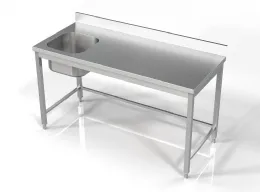 Plonge Inox 1 bac 1600x700x850 mm - Combisteel - 7812.0620