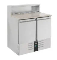 Meuble à pizza 2 portes pleines positif 230 L - Combisteel - 7950.0070 Meuble à pizza 2 portes pleines positif 230 L - Combisteel - 7950.0070