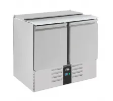 Saladette réfrigérée 2 portes pleines 230 L positive - Combisteel - 7950.0105 Saladette réfrigérée 2 portes pleines 230 L positive - Combisteel - 7950.0105