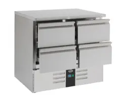 Photo 2 - Table desserte réfrigérée positive 4 tiroirs 257 l - combisteel - 7950.0110 - Combisteel - 7950.0110