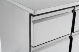 Photo 3 - Table desserte réfrigérée positive 4 tiroirs 257 l - combisteel - 7950.0110 - Combisteel - 7950.0110