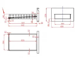 Photo 5 - Table desserte réfrigérée positive 4 tiroirs 257 l - combisteel - 7950.0110 - Combisteel - 7950.0110