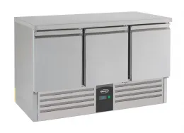 Table desserte réfrigérée 3 portes pleines 400 L positive - Combisteel - 7950.0112 Table desserte réfrigérée 3 portes pleines 400 L positive - Combisteel - 7950.0112