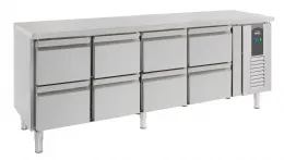 Table desserte réfrigérée positive 8 tiroirs 553 L - Combisteel - 7950.0235 Table desserte réfrigérée positive 8 tiroirs 553 L - Combisteel - 7950.0235