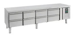 Soubassement réfrigéré 8 tiroirs 402 litres positif - Combisteel - 7950.0455 Soubassement réfrigéré 8 tiroirs 402 litres positif - Combisteel - 7950.0455