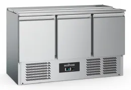 Saladette réfrigérée 3 portes pleines 368 L positive - Combisteel - 7950.5055 Saladette réfrigérée 3 portes pleines 368 L positive - Combisteel - 7950.5055