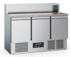 Meuble à pizza 3 portes pleines positif 402 L - Combisteel - 7950.5095 Meuble à pizza 3 portes pleines positif 402 L - Combisteel - 7950.5095