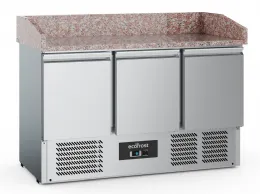 Meuble à pizza 3 portes pleines positif - Combisteel - 7950.5100