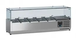 Saladette à poser positive 5 bacs GN 1/4 - Combisteel - 7950.5115