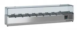 Saladette à poser positive 8 bacs GN 1/4 - Combisteel - 7950.5121