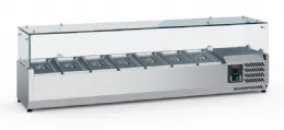Saladette à poser positive 7 bacs GN 1/3 - Combisteel - 7950.5129