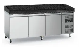 Meuble à pizza 3 portes pleines positif - Combisteel - 7950.5142