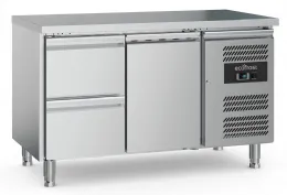 Table desserte réfrigérée 1 porte pleine 2 tiroirs 282 L - Combisteel - 7950.5155 Table desserte réfrigérée 1 porte pleine 2 tiroirs 282 L - Combisteel - 7950.5155