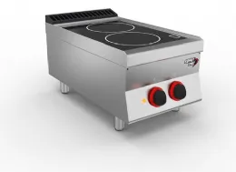 Fourneau triphasé 2 feux 5 kw à poser - sofraca - 7stvc2e - Sofraca - 7STVC2E Fourneau triphasé 2 feux 5 kw à poser - sofraca - 7stvc2e - Sofraca - 7STVC2E