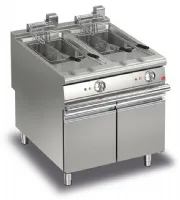 Friteuse cuisine pro Monobloc électrique - 22 x 2 L - Largeur 800 mm - Gamme QUEEN 900 - Baron - 90QFRIE822