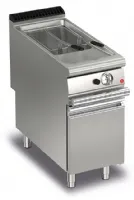 Friteuse cuisine pro gaz monobloc - 15 litres - Gamme Queen 900 - Baron - 90QFRIG415