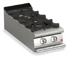 Fourneau Plaque de cuisson à poser 2 feux vifs gaz - Gamme Queen 900 - Baron - 90QPCG400 Fourneau Plaque de cuisson à poser 2 feux vifs gaz - Gamme Queen 900 - Baron - 90QPCG400