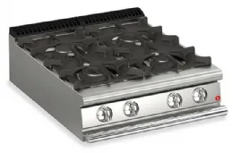 Fourneau Plaque de cuisson à poser 4 feux vifs gaz - Gamme Queen 900 - Baron - 90QPCG800