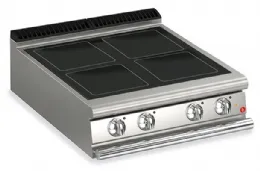 Fourneau à poser plaque électrique vitrocéramique - 4 zones de cuisson - Gamme Queen 900 - Baron - 90QPCVCE800