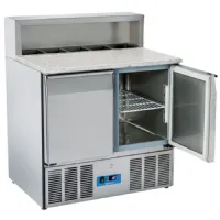 Meuble à pizzas avec 2 portes pleines et 5 tiroirs gn 1/6, température positif - virtus - 9177c - Virtus group - 9177C Meuble à pizzas avec 2 portes pleines et 5 tiroirs gn 1/6, température positif - virtus - 9177c - Virtus group - 9177C