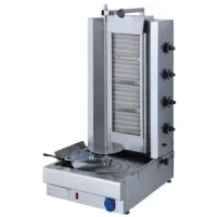 Grill Kebab gaz avec 4 zones de chauffage, moteur inférieur, capacité 70 kg - Virtus - 9827N - VIRTUS GROUP - 9827N
