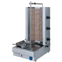 Grill kebab triphasé avec 3 zones de chauffage, moteur inférieur, capacité 70 kg - virtus - 9831n - Virtus group - 9831N Grill kebab triphasé avec 3 zones de chauffage, moteur inférieur, capacité 70 kg - virtus - 9831n - Virtus group - 9831N