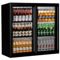 Arrière bar avec 2 portes vitrées battantes, 201 litres, positif - virtus - 9975c - Virtus group - 9975C Arrière bar avec 2 portes vitrées battantes, 201 litres, positif - virtus - 9975c - Virtus group - 9975C