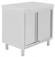Photo 2 - Armoire de rangement en inox et tablette centrale - vogue - fu584 - Vogue - FU584